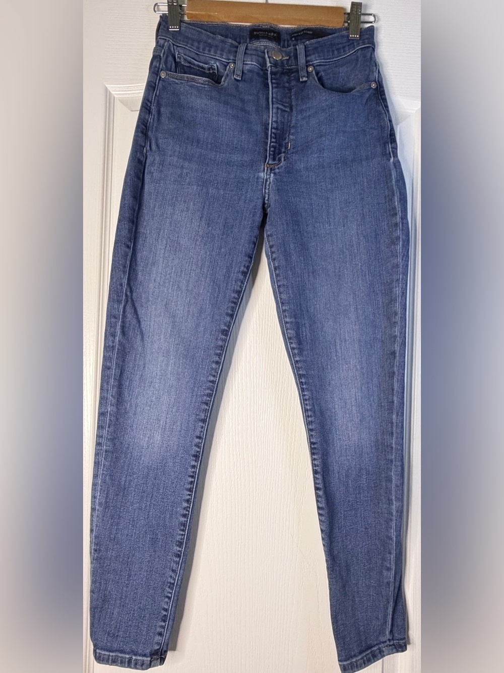 Banana Republic High Rise Skinny Jeans Size 27 Medium Wash Stretch Denim